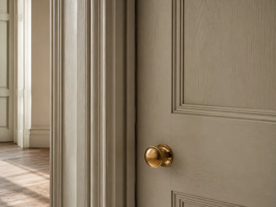 Restored painted woodwork